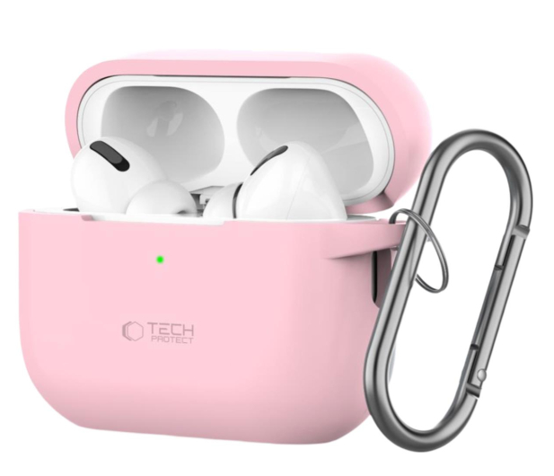 Tech-Protect Silicone Hook do Apple Airpods Pro (1.|2. gen.) dusty pink - 1285345 - zdjęcie